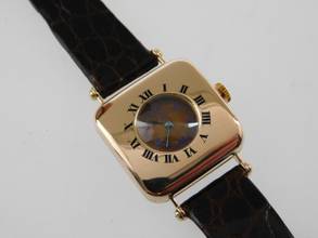 Thumbnail von Patek Philippe 20er / 30er Jahre Patek Philippe Damenuhr massiv Gelbgold mit Emaille super rare </h1>