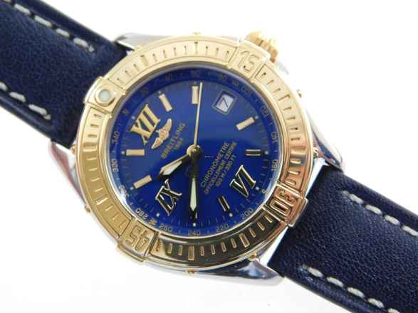  Breitling Cockpit Lady B-Class / Cockpit Lady Goldlünette und neuem Lederband im TOP Zustand 31 mm </h1> 