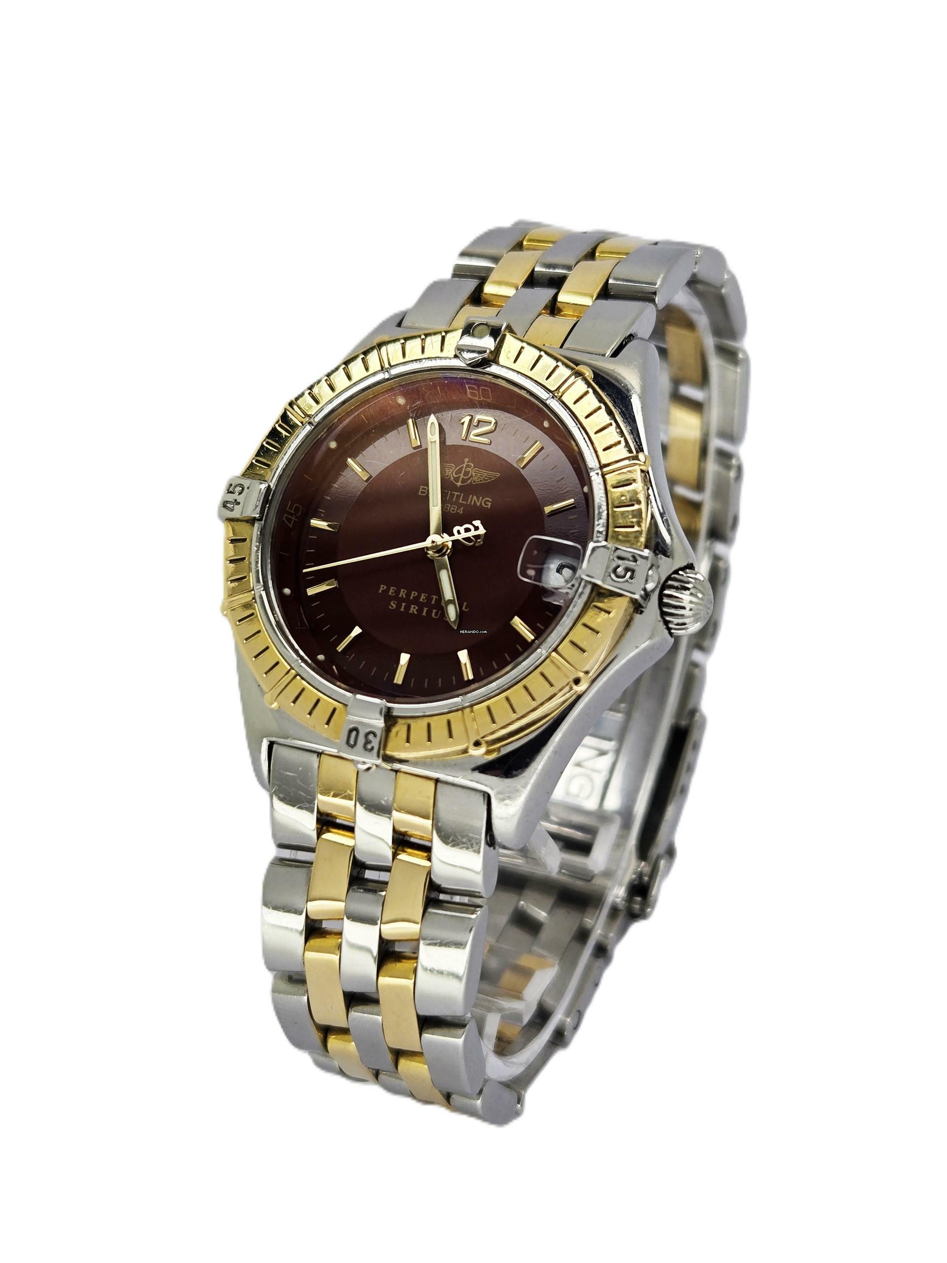Breitling Sirius Perpetual 18k Bezel </h1>