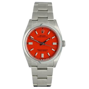  Rolex Oyster Perpetual 36 Red Coral 126000 NEW  