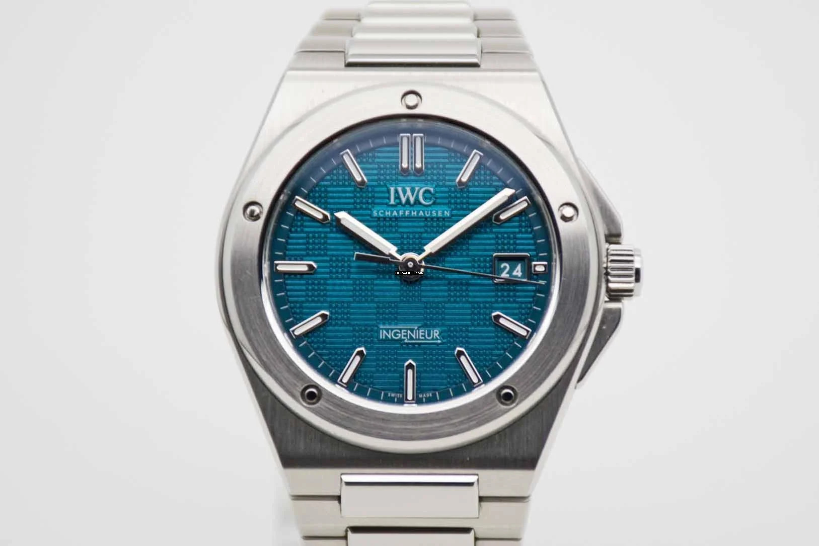 IWC Ingenieur Automatic 40 Aqua neuwertiges Fullset aus 2024