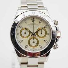 Thumbnail von Rolex Daytona Panna Cream Lemon Dial Thin Hands mit neuem Rolex Service und NFC Karte