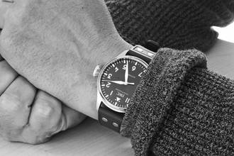Thumbnail von IWC Große Fliegeruhr Big Pilot 43 Green Dial IW329306 on stock </h1>