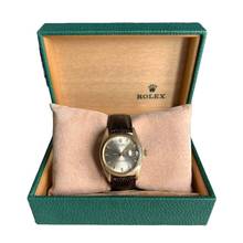 Thumbnail von Rolex Oyster Perpetual Date 1503 dove grey dial yellow gold 18KT 1969's