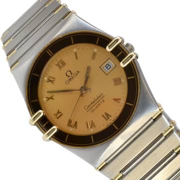  Omega Constellation Quartz 33MM Manhattan 1 edition golden dial quartz 1984’s </h1> 