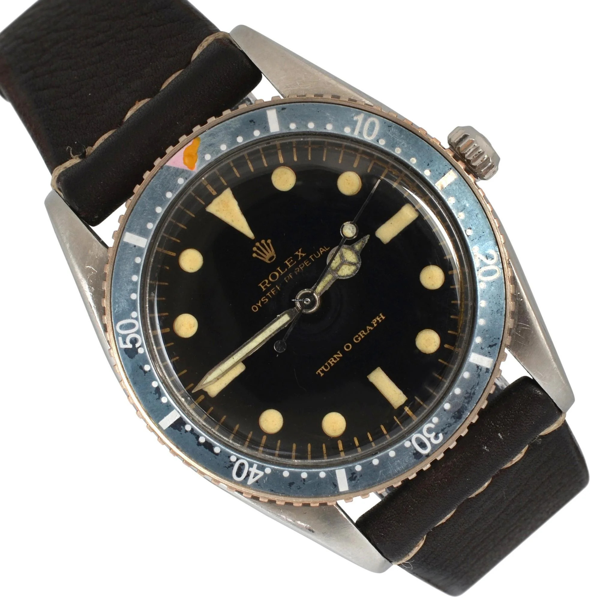 Rolex Turn-O-Graph Turn-O-Graph 6202 Tropical galvanic glossy gilt dial 1953