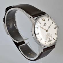 Thumbnail von Omega Classic 2214/9 by Saurer logo silver color dial 1948's