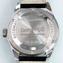 Thumbnail von Eberhard & Co. Champion V Timeonly 41031 CP Black Dial Full Set Like NEW </h1>