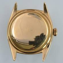 Thumbnail von Rolex Datejust 36 6105 Ovettone ivory dial yellow gold 18KT 1951's </h1>