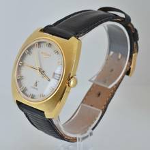 Thumbnail von Longines Ultronic Diapason Date Jumbo yellow gold 18KT 1974’s </h1>