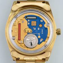 Thumbnail von Baume & Mercier Riviera Classique Date 34MM champagne dial yellow gold 18KT TOP Condition 1985’s