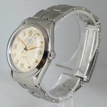 Thumbnail von Rolex Air King 5500 Honeycomb Explorer ivory dial very rare 1966’s
