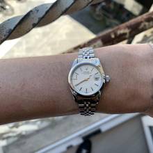 Thumbnail von Rolex Date 6916 Ladies 26MM Silver dial 1972’s </h1>