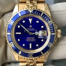 Thumbnail von Rolex Submariner Date 1680/8 blue dial yellow gold 18KT TOP Condition 1977's