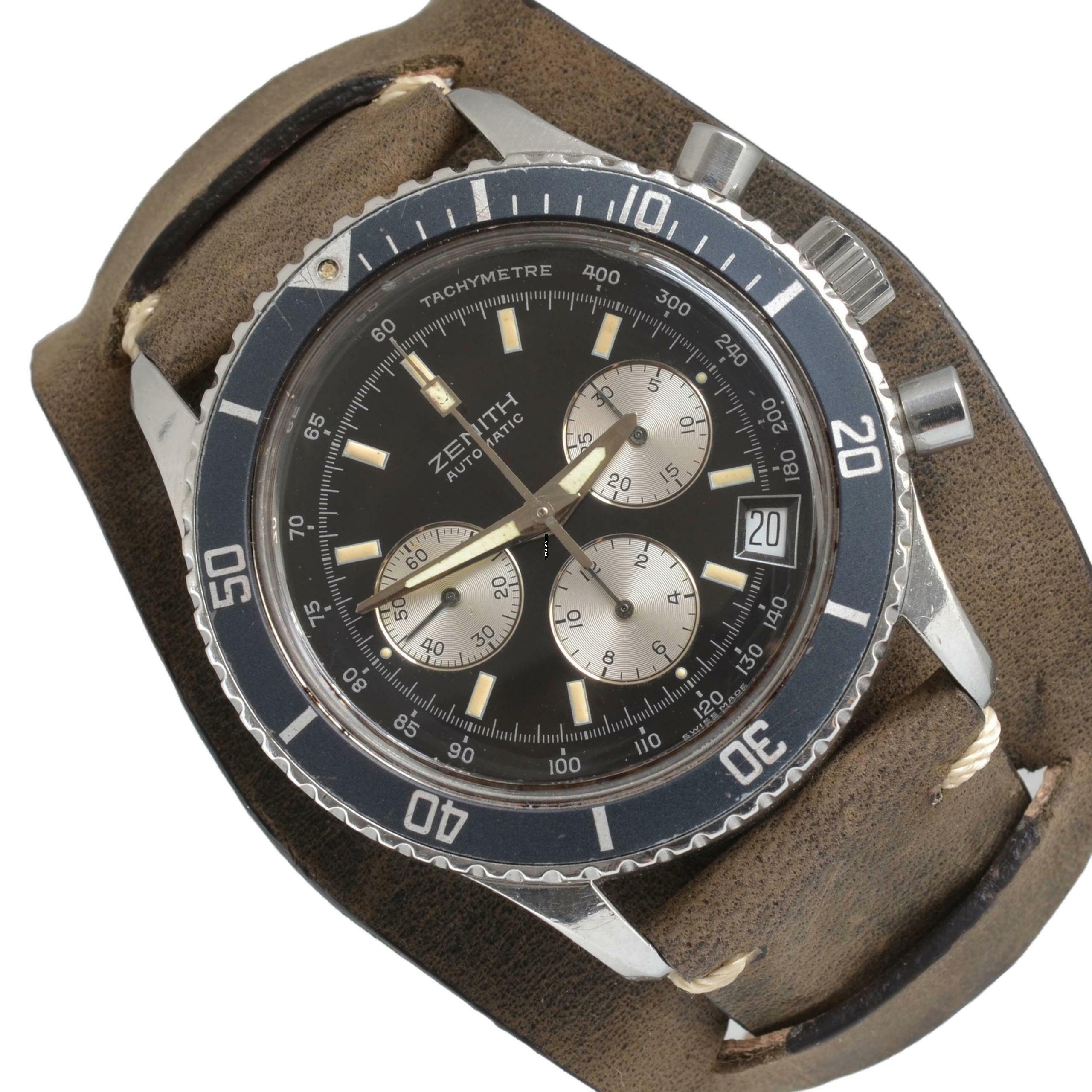 Zenith El Primero Chronograph De Luca MK1 black dial 1989’s </h1>