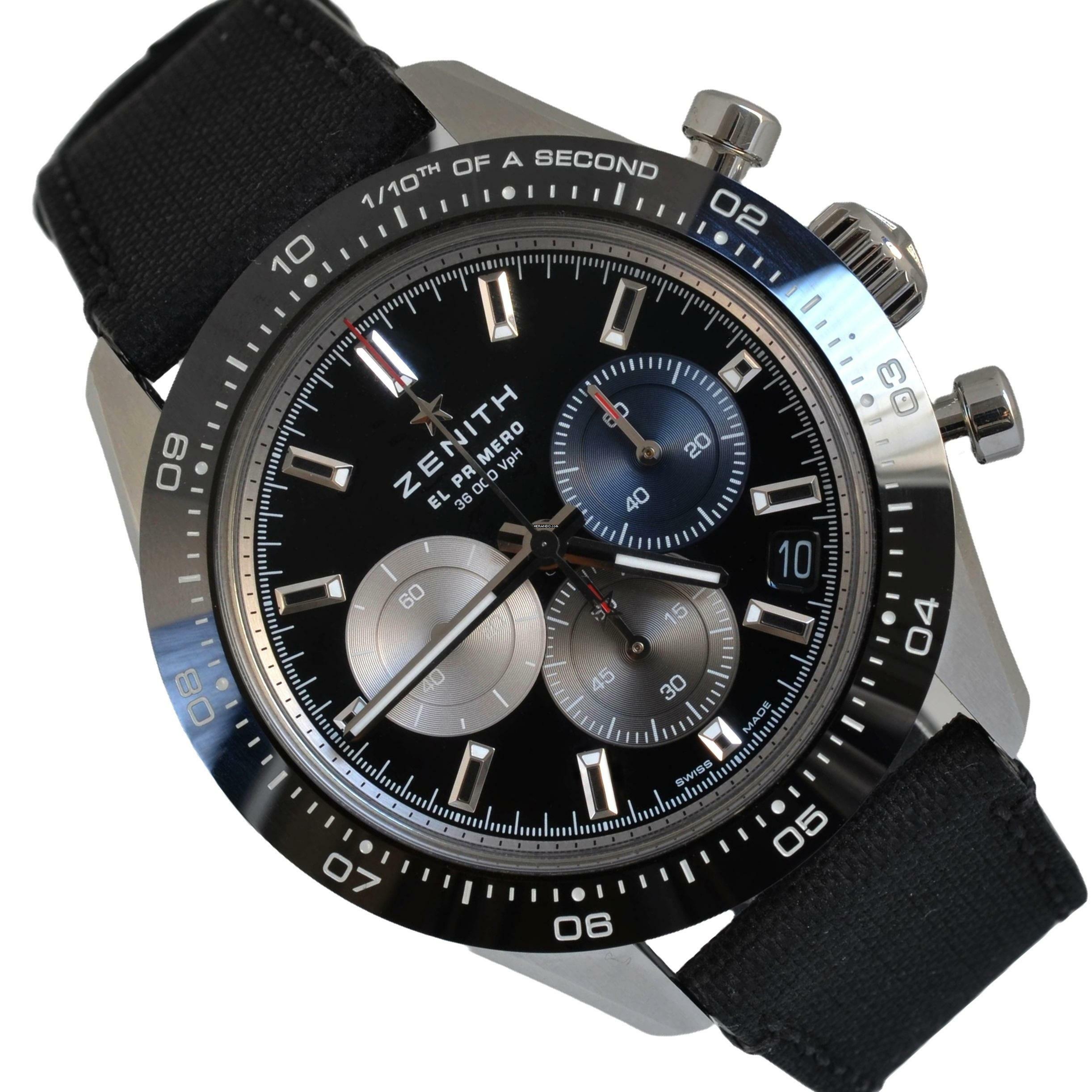 Zenith Chronomaster Sport 03.3100.3600 black dial Full Set Like NEW 2022’s </h1>