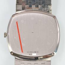 Thumbnail von Piaget Cushion ultra-thin 12461 HR5 automatic white gold 18KT 1970’s </h1>