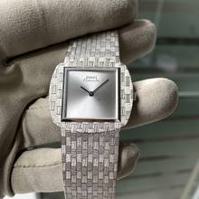 Thumbnail von Piaget Cushion ultra-thin 12461 HR5 automatic white gold 18KT 1970’s </h1>