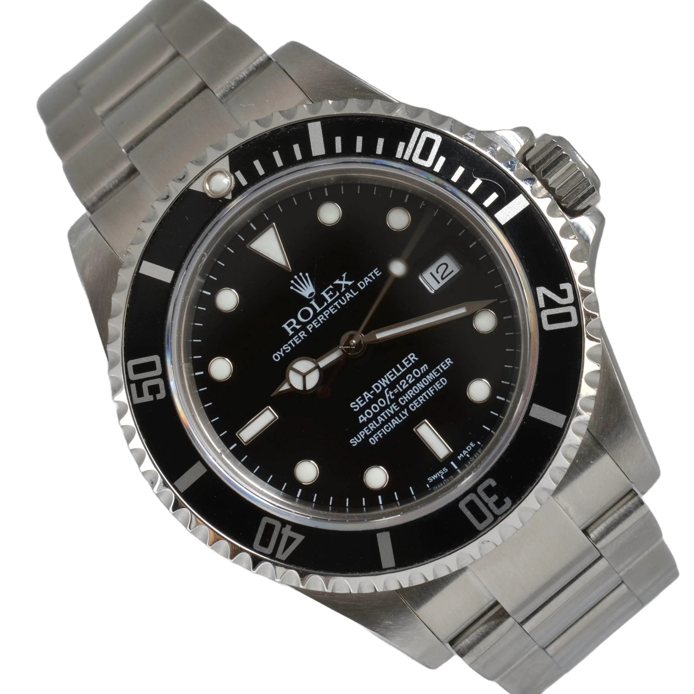 Rolex Sea-Dweller 4000 16600 Date Luminova dial Full Set 2005’s </h1>