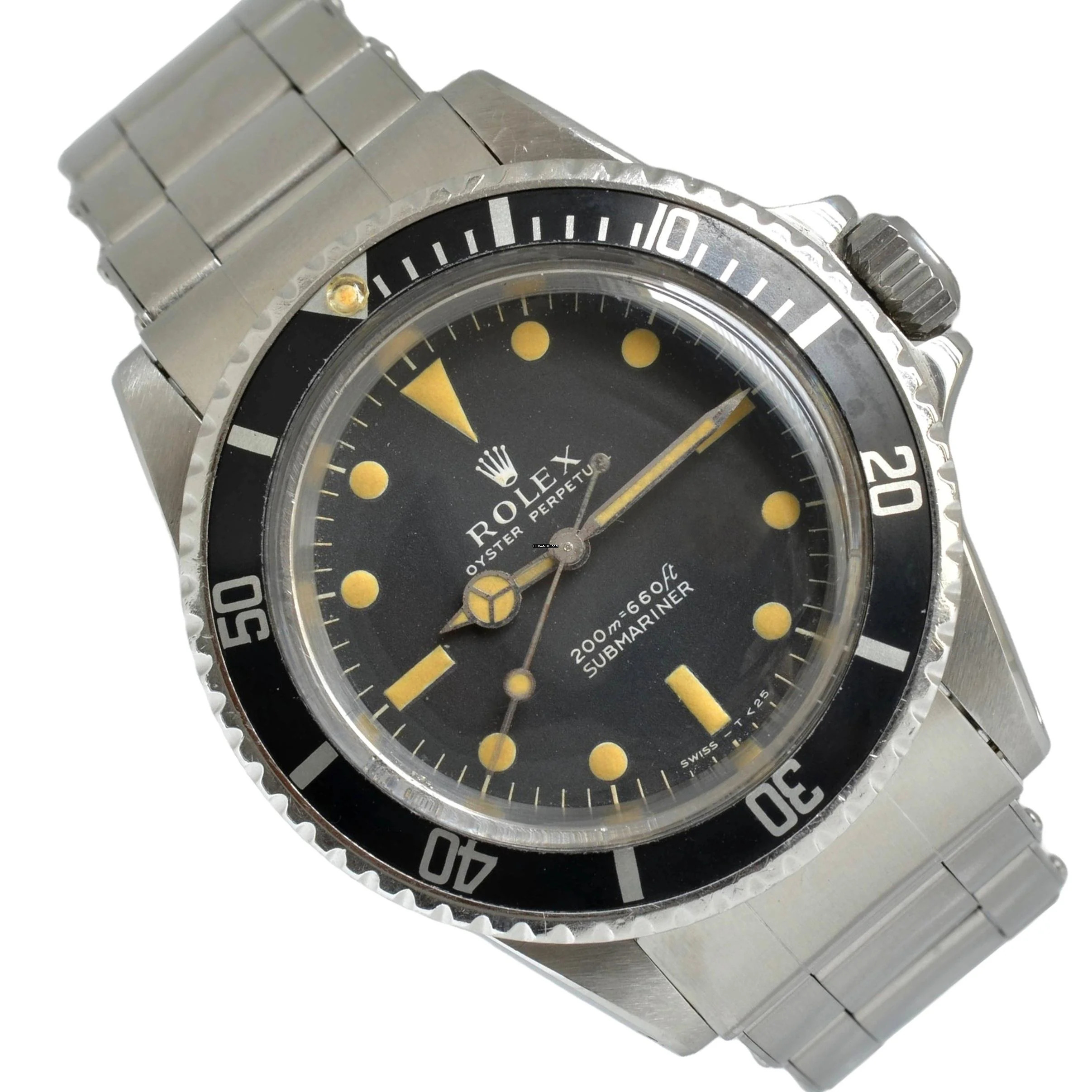 Rolex Submariner (No Date) 5513 No Date tritium dial 1969’s </h1>