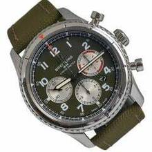 Thumbnail von Breitling Aviator 8 B01 AB0119 Curtiss Warhawk green dial Full Set 2020’s </h1>