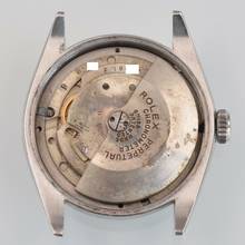 Thumbnail von Rolex Oyster Perpetual 6084 Bubbleback Explorer radium dial Full Set 1951’s </h1>