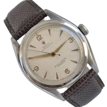  Rolex Oyster Perpetual 6084 Bubbleback Explorer radium dial Full Set 1951’s </h1> 