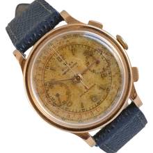 Thumbnail von Rolex Chronograph 2508 Antimagnetic champagne dial rose gold 18KT 1938's