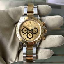 Thumbnail von Rolex Daytona 16523 Champagne 4 Lines dial L41 Series Full Set 1990’s </h1>