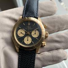 Thumbnail von Rolex Daytona Cosmograph 6265 Daytona black dial gold 18KT Full Set TOP 1979’s </h1>