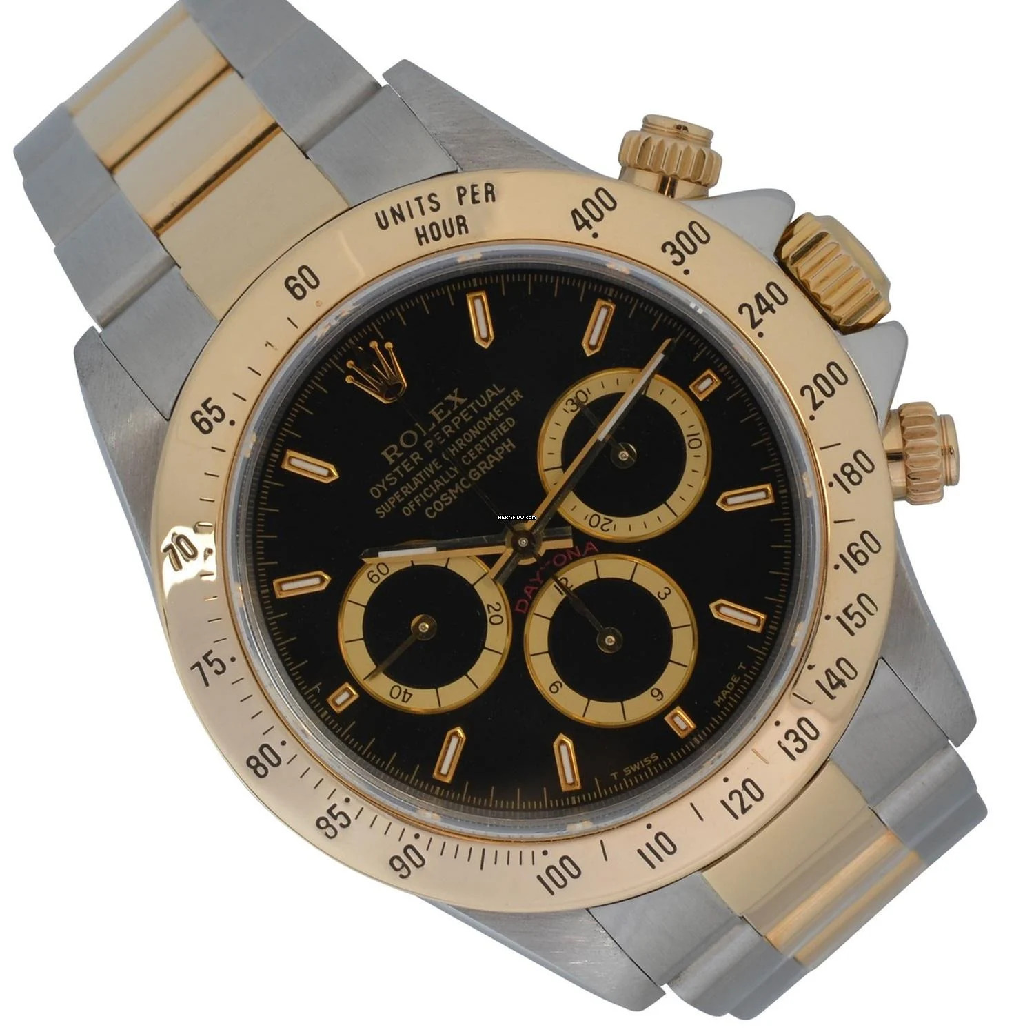 Rolex Daytona 16523 6 inverted Tritium black dial Full Set 1991's </h1>