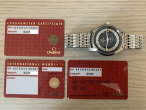 Thumbnail von Omega De Ville Hour Vision 431.33.41.21.01.001 Hour Vision Co-Axial Chronometer Full Set 2010’s </h1>