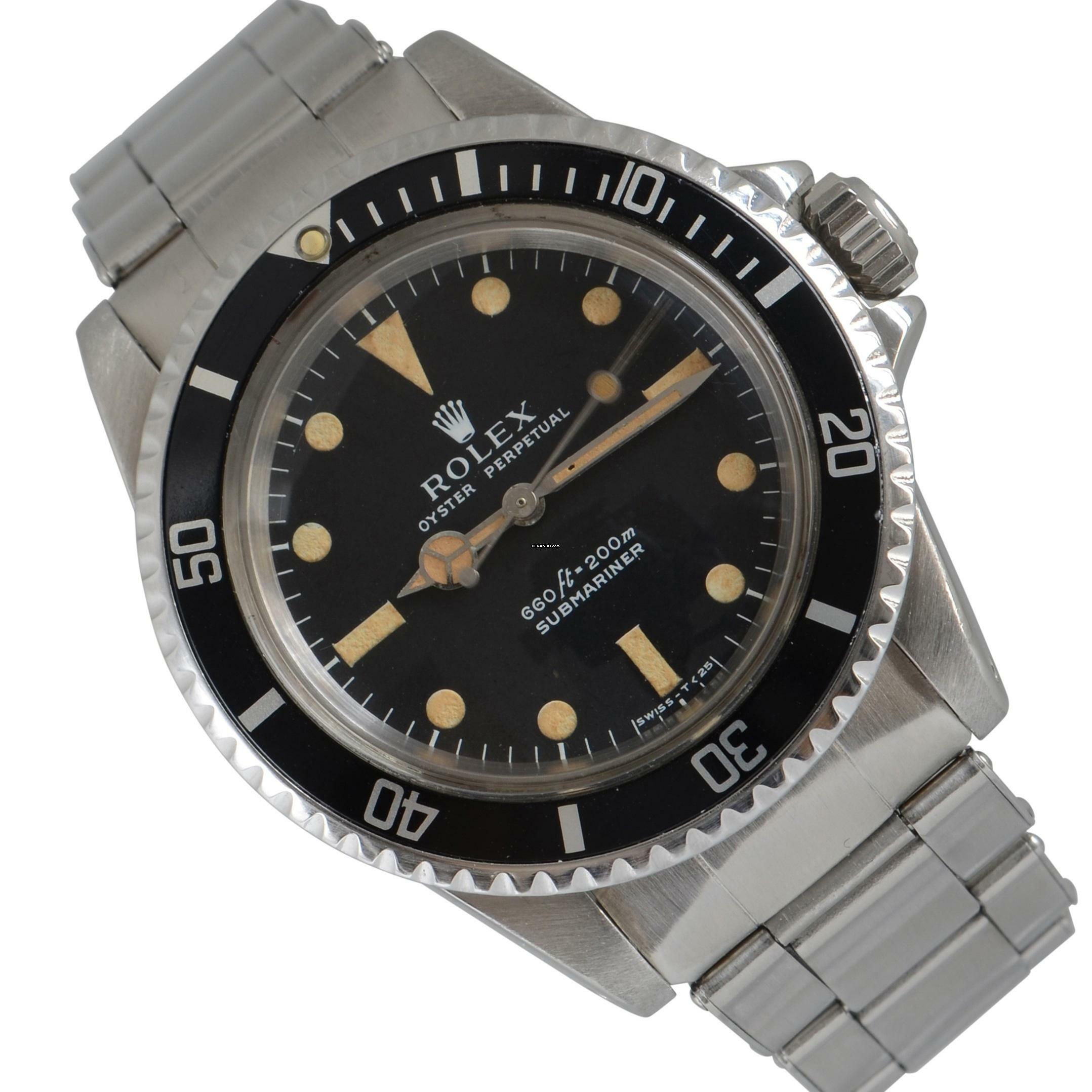 Rolex Submariner (No Date) 5513 No Date Full Set TOP Condition 1969’s