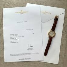 Thumbnail von Vacheron Constantin Historiques Chronograph Historiques Collection 47111 yellow gold 18KT Full Set 2002’s </h1>