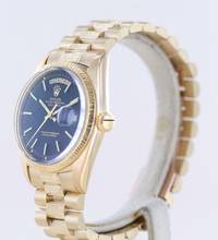 Thumbnail von Rolex Day-Date 36 18K Gelbgold black Dial Präsidentband Klassiker Borke 1972 </h1>