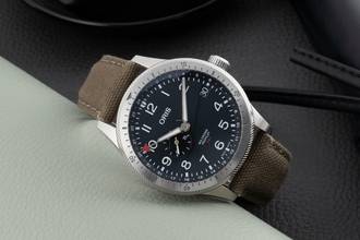Thumbnail von Oris Big Crown ProPilot GMT Timer GMT Automatik Stahl Ref. 01 748 7756 4064 B&P