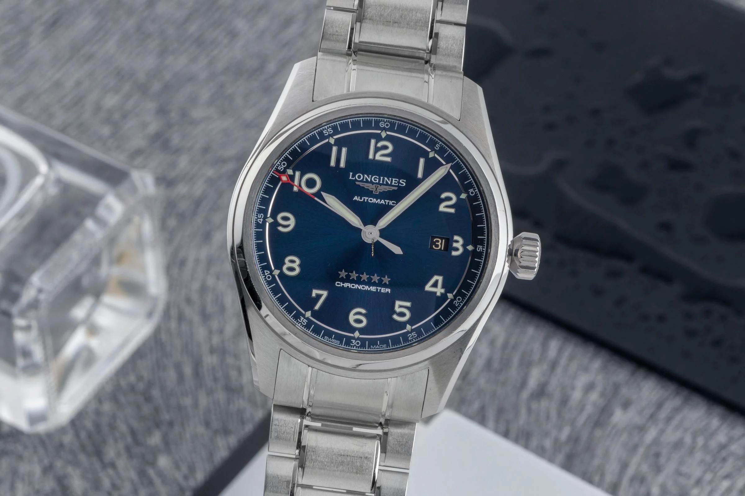 Longines Spirit Stahl Automatik Herrenuhr Ref. L3.811.4939 Box & Papiere 2021