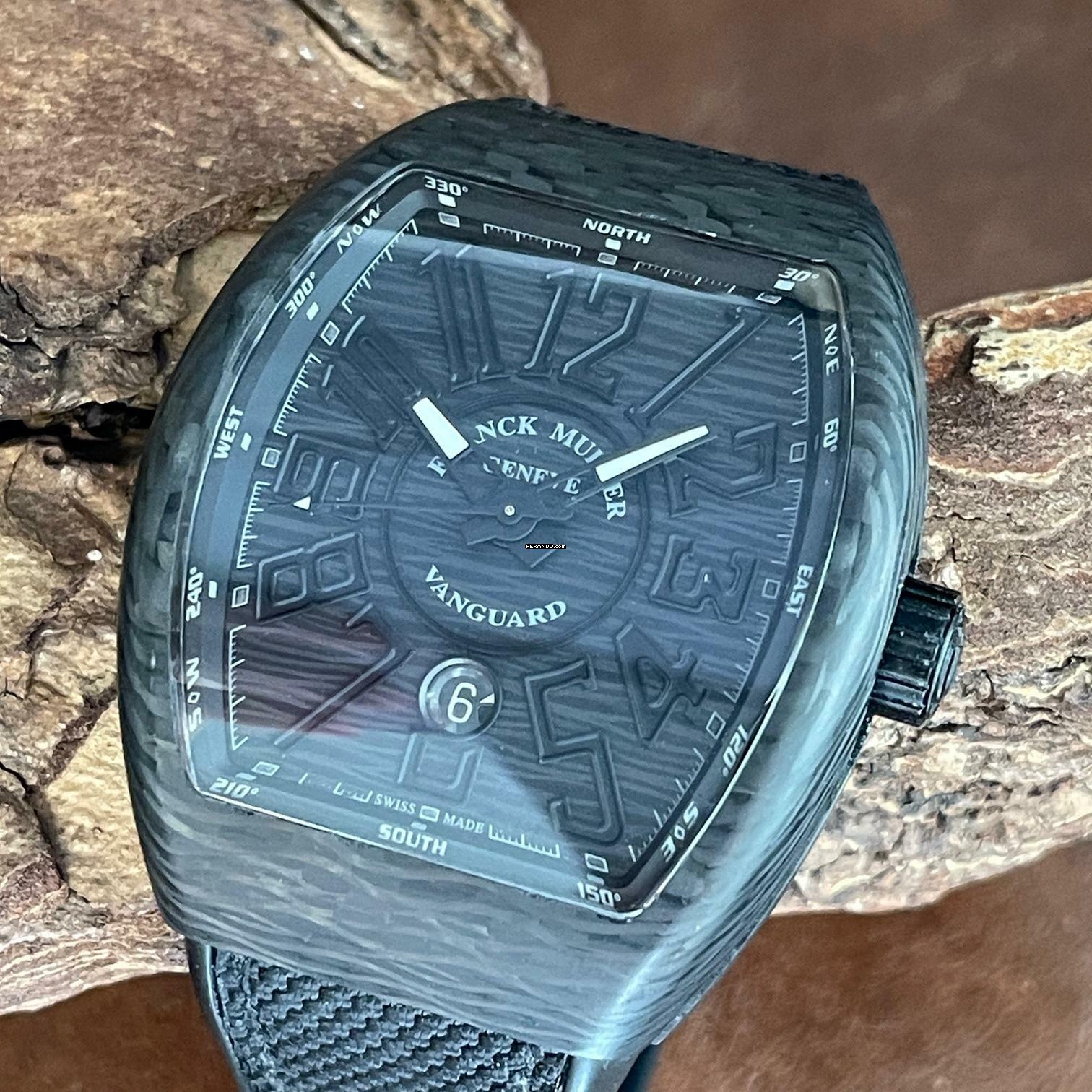 Franck Muller Vanguard Carbon V45 - FULL SET 2022 - Ref. V45 SCDT CAR NR </h1>