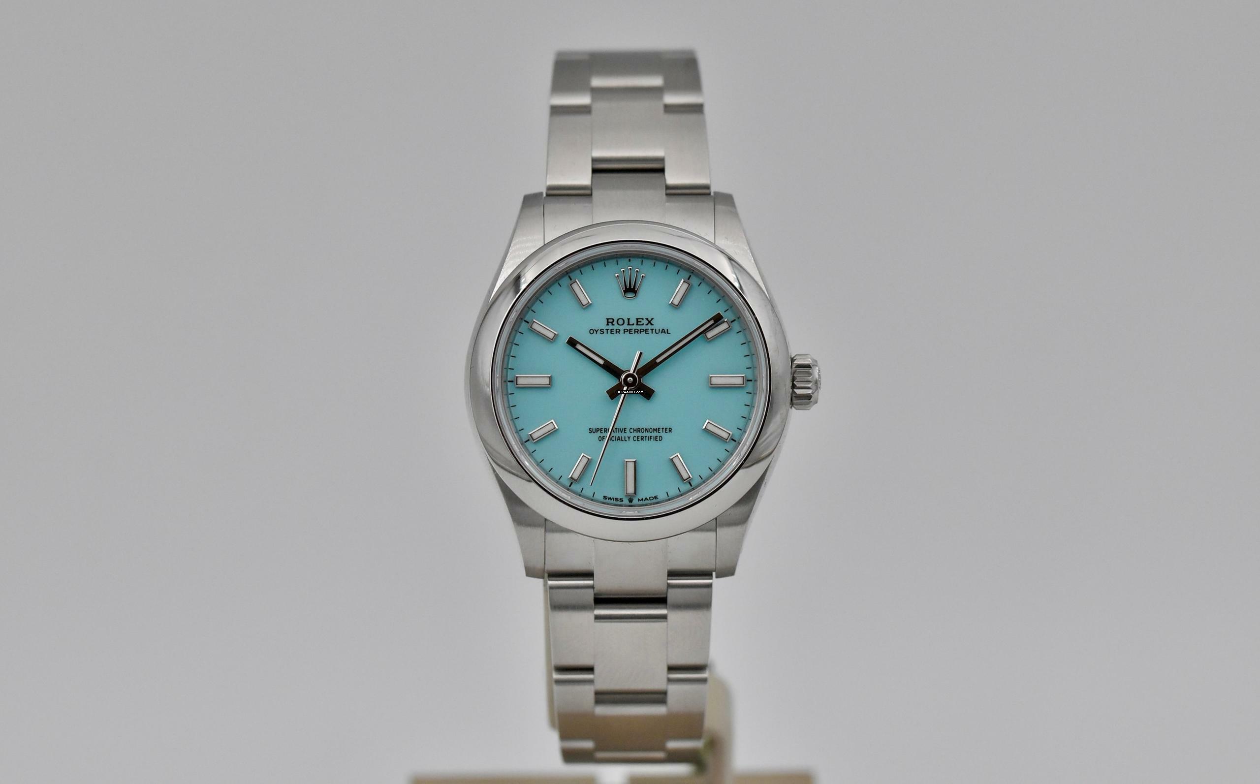 Rolex Oyster Perpetual 31 Tiffany - 277200 - NEW 2025 </h1>