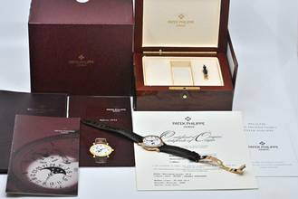 Thumbnail von Patek Philippe Complications Officier small Complication | 5054 | German Full Set from first owner | Rose gold