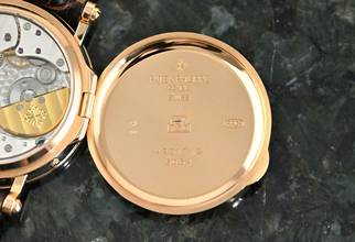 Thumbnail von Patek Philippe Complications Officier small Complication | 5054 | German Full Set from first owner | Rose gold