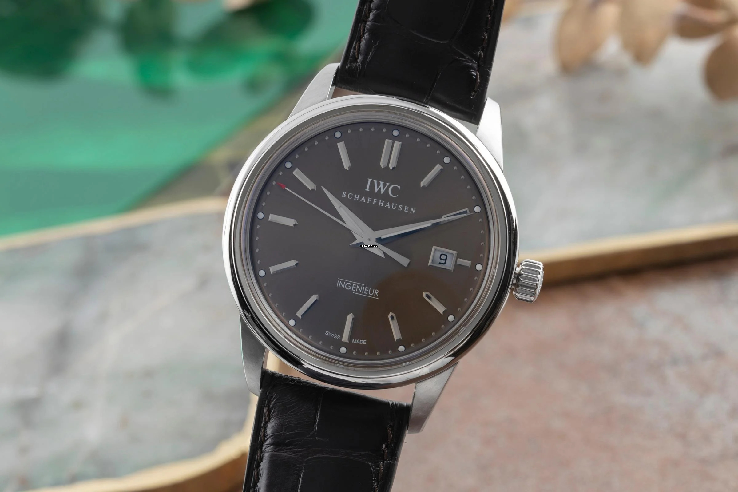 IWC Ingenieur Automatic Vintage 1955 Automatik Datum Edelstahl Herrenuhr Ref. IW323311