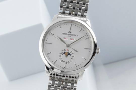  Girard Perregaux 1966 Full Calendar Ref. 49535-11-131-11A Papiere  