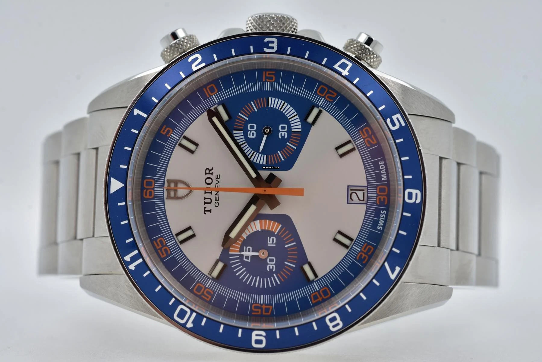 Tudor Heritage Chrono Blue Carlo Chronograph Automatik 70330B Service 07/2023 </h1>