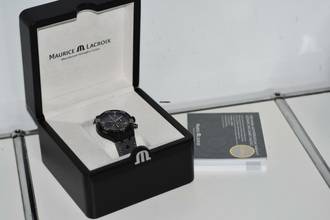 Thumbnail von Maurice Lacroix AIKON Chronograph 44mm Limited Edition Black Dial AI6018-PVB01 </h1>