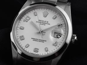 Thumbnail von Rolex Oyster Perpetual Date Ref.115200 2001 Full Set sehr gut Vintage