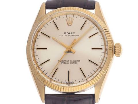  Rolex Oyster Perpetual 34 Ref.1005 1986 Box&Beschreibung sehr Gut Vintage </h1> 