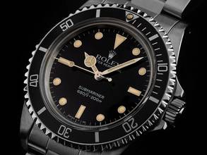 Thumbnail von Rolex Submariner (No Date) Bubble Ref.5513 1986 Full Set sehr gut Vintage </h1>