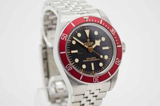 Thumbnail von Tudor Black Bay 41 Burgundy Jubilée LC100 Fullset mit Erstkaufrechnung </h1>