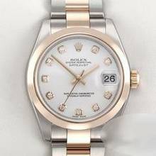 Thumbnail von Rolex Datejust 31 31mm 178241 2010 Stahl Rosegold 750 Diamanten Automatik Stainless Steel 18kt Rose Gold Oyster-band Chronometer White Dial </h1>
